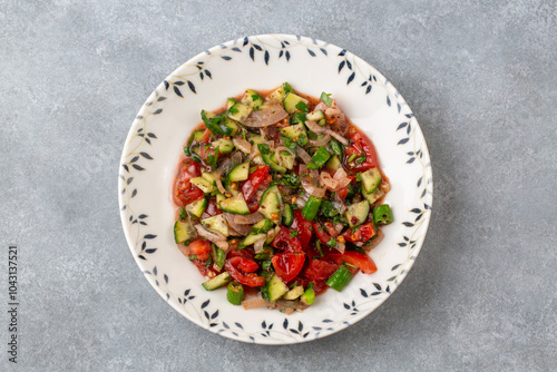 Turkish Shepards Salad with...