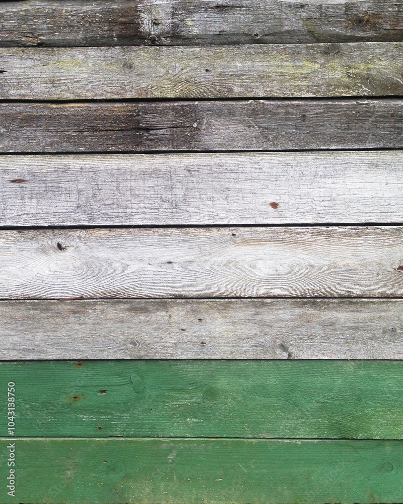 Fototapeta premium grey and green wood texture background