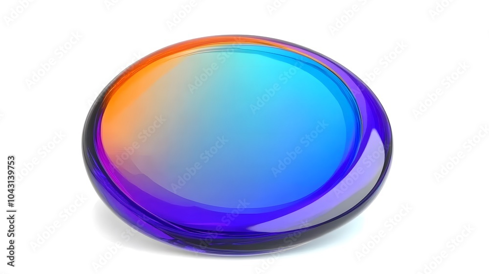 Abstract 3d render of colored bubble shape, modern background design Abstract 3d render of colored bubble shape, modern background design