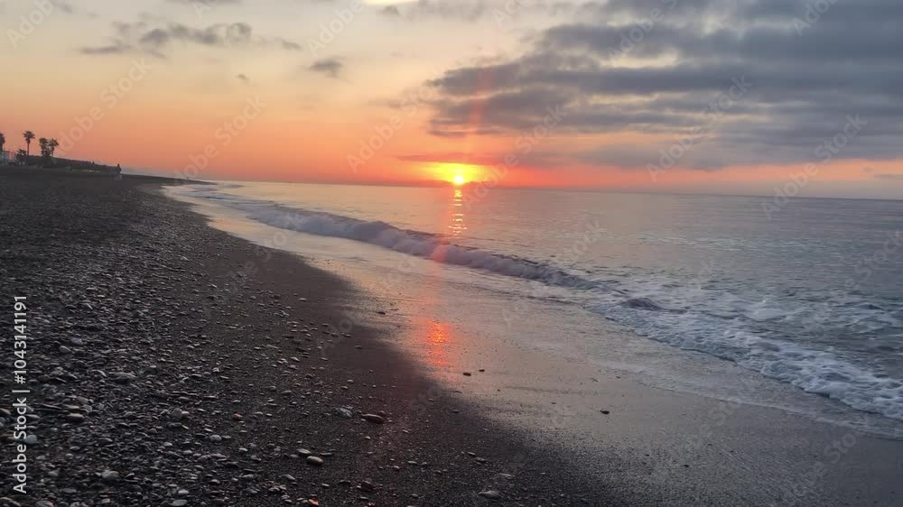 Sonnenaufgang am Strand