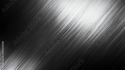 Abstract black and white brushed texture, ideal for backgrounds and design projects.