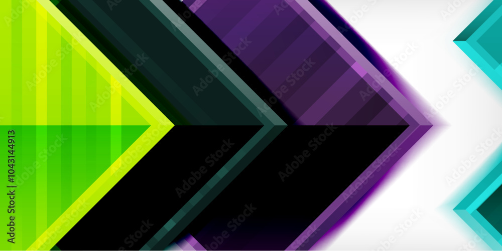 Arrow symbols created with 3d effects and line texture geometric abstract background Arrow symbols created with 3d effects and line texture geometric abstract background