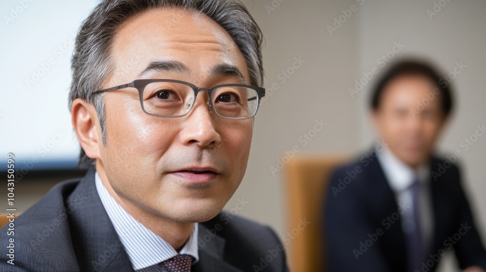 企業戦略とリーダーシップの取り組みに関するビジネスミーティングのコンセプト 企業戦略とリーダーシップの取り組みに関するビジネスミーティングのコンセプト