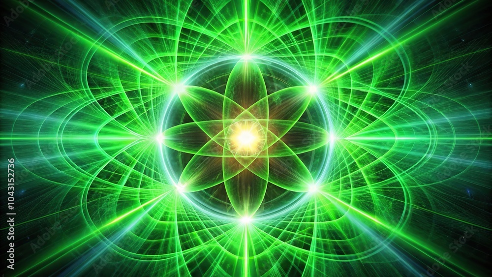 Dynamic scene of nuclear fusion with energy particles, green energy, renewable energy, clean energy, symmetrical Dynamic scene of nuclear fusion with energy particles, green energy, renewable energy, clean energy, symmetrical