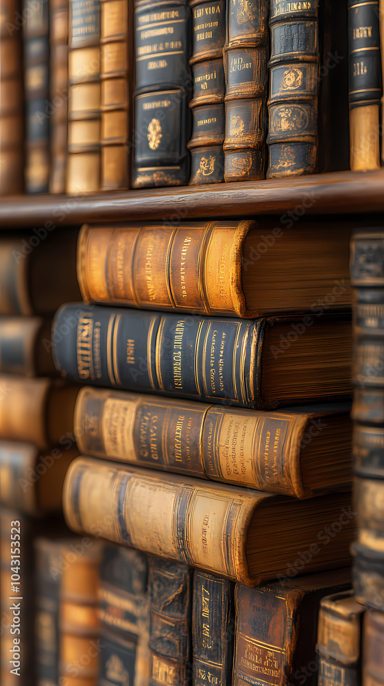 Blurred bookshelf background.Bookshelf in Library with antique books. 3d rendering. Blurred bookshelf background.Bookshelf in Library with antique books. 3d rendering.