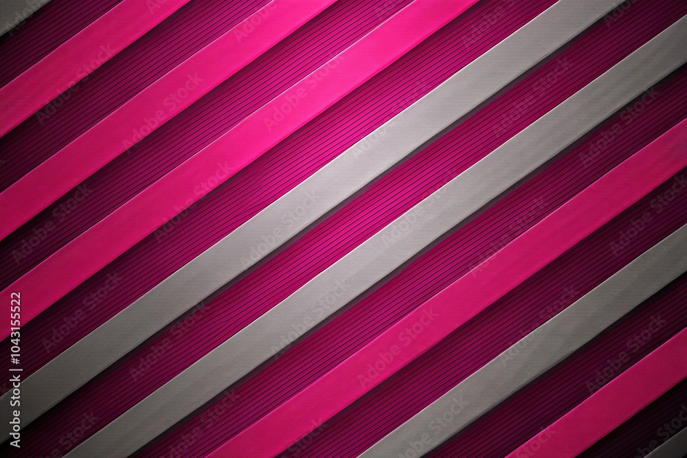 Obraz premium elegant abstract background with acute diagonal stripes in magenta and charcoal gray
