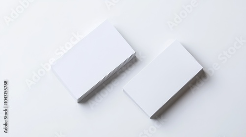 Blank Business Cards Mockup