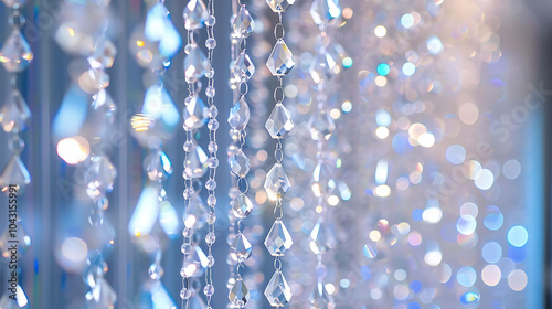 Elegant and shiny crystal beads. Perfect for adding a touch of glamour to any occasion. These beads are sure to make a statement.