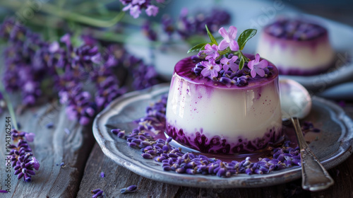 divine lavender panna cotta