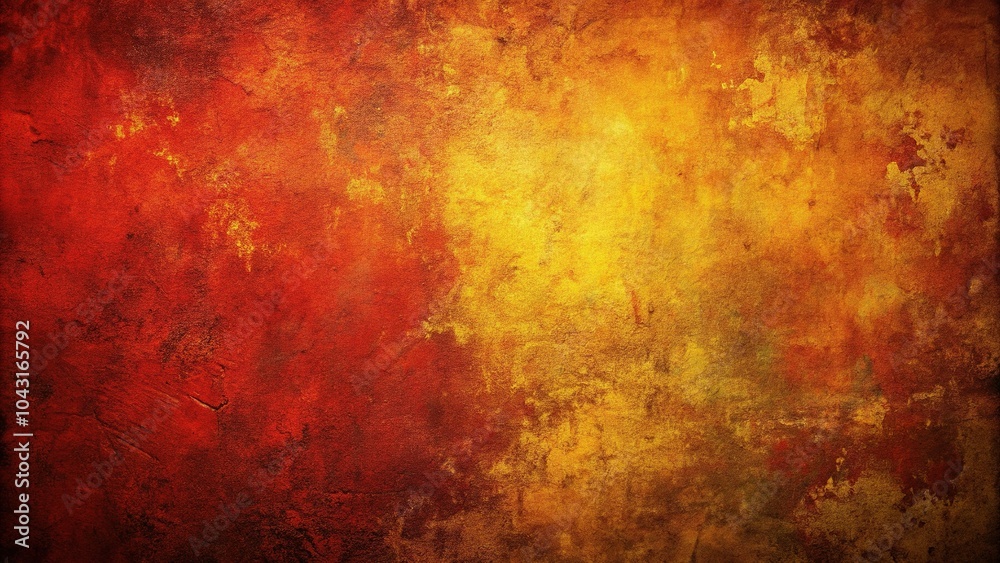 grungy paint texture background with dark red, orange, and yellow colors grungy paint texture background with dark red, orange, and yellow colors