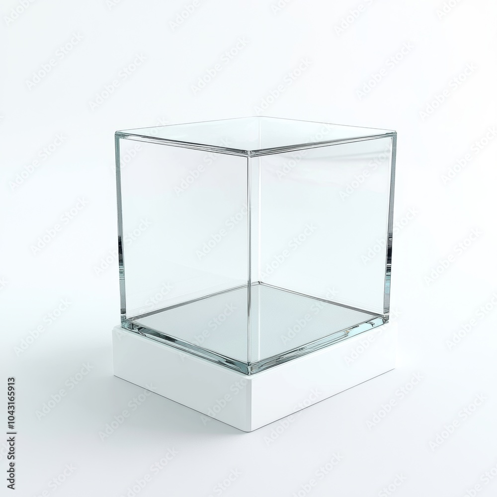 Glass Display Cube. Glass Display Cube.