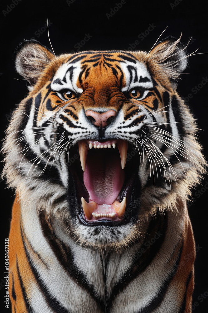 Naklejka premium Tiger