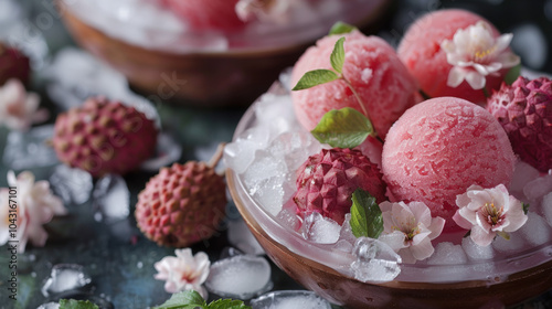 ethereal lychee sorbet