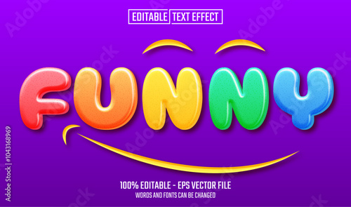 funny editable text effect