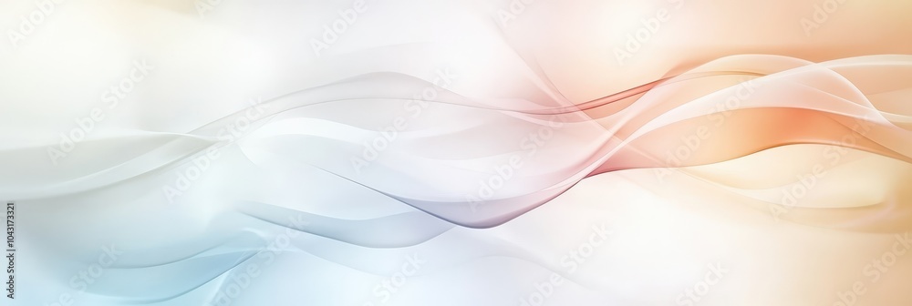 Elegant monochromatic background with subtle waves pattern in soft pastel hues creating a serene and sophisticated design