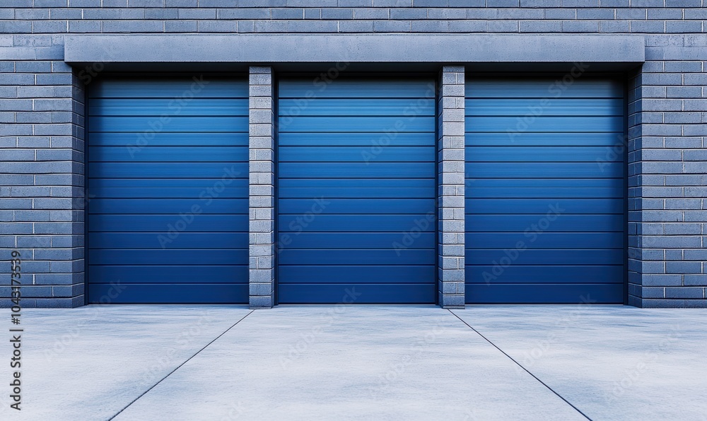 Blue Garage Doors. Blue Garage Doors.