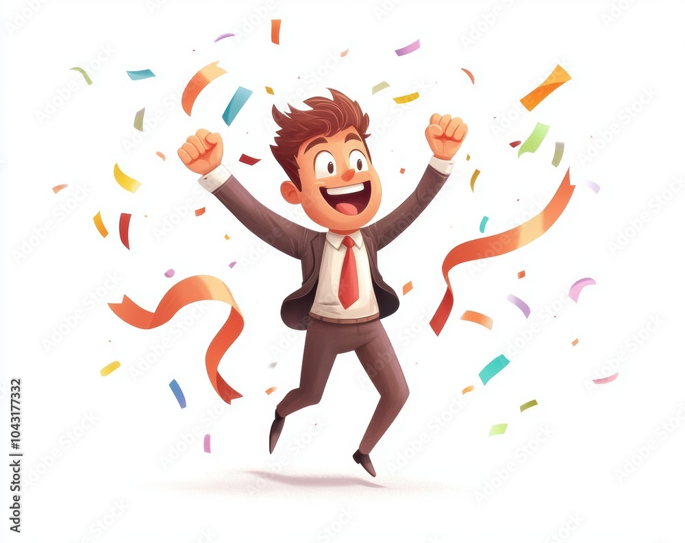 Happy Businessman. Happy Businessman.
