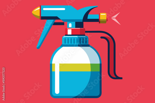 Sprayer vector art illustration 