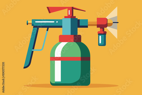 Sprayer vector art illustration 