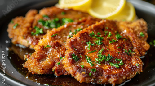 refined veal Milanese