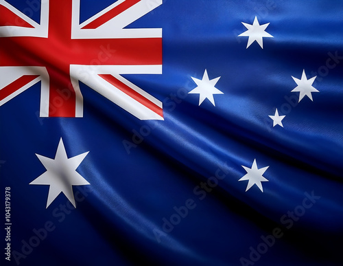 Obraz na płótnie Flagge von Australien w salonie