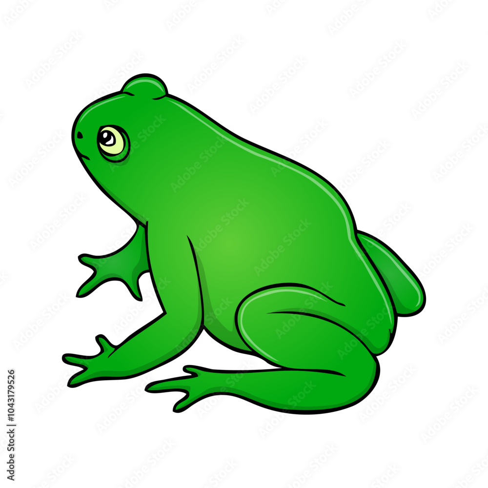 Obraz premium toad vector illustration