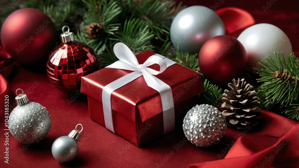 Merry Christmas gift box background Merry Christmas gift box background
