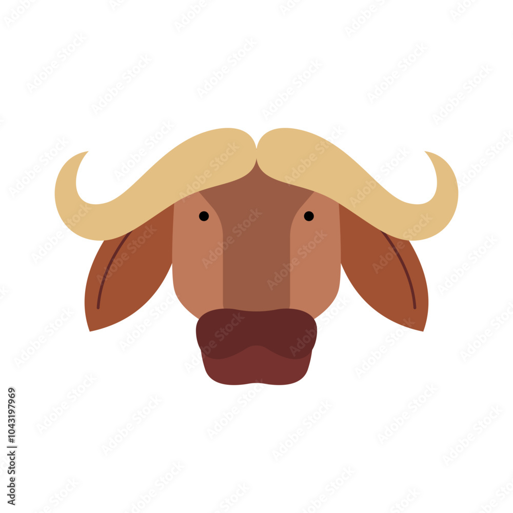 Wildebeest cartoon element Wildebeest cartoon element