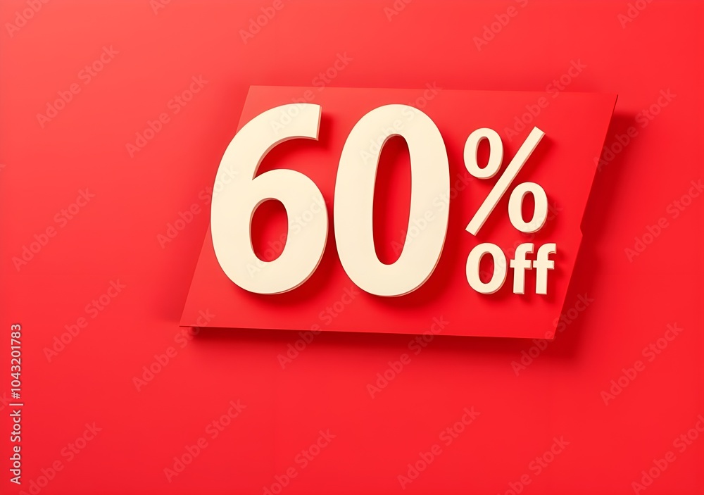 60 percent off discount, black friday advertising panel, 60% discount notice label, discounted product sale promotion 60 percent off discount, black friday advertising panel, 60% discount notice label, discounted product sale promotion