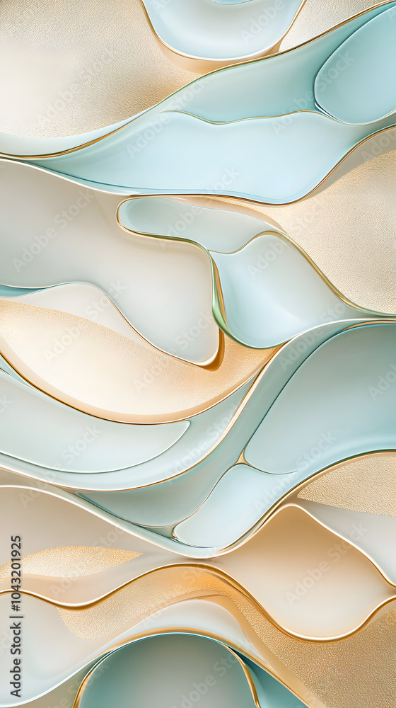 Surreal Dunes: A Fluid Abstract Landscape