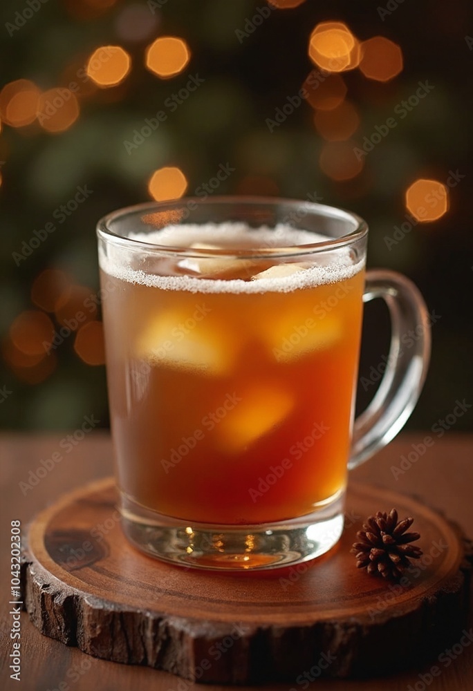 Professional food photography of a Festive Hot Buttered Rum Professional food photography of a Festive Hot Buttered Rum