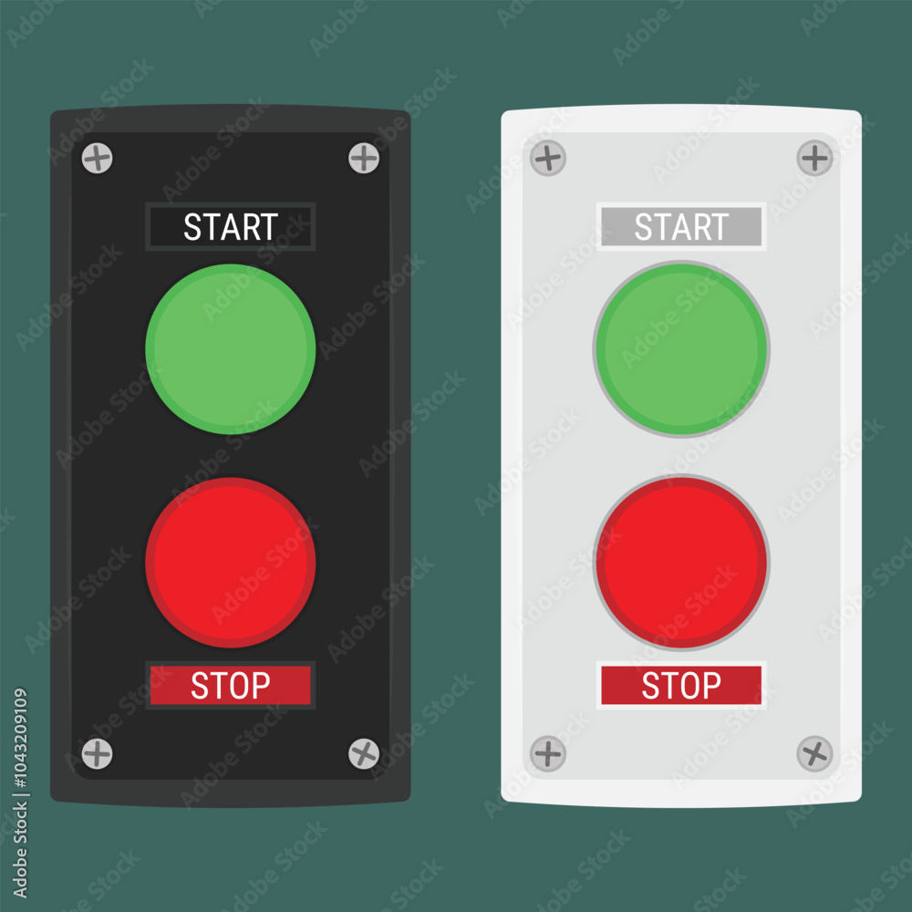 Push button station switch with two buttons Push button station switch with two buttons