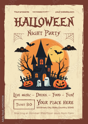 Halloween Party Flyer