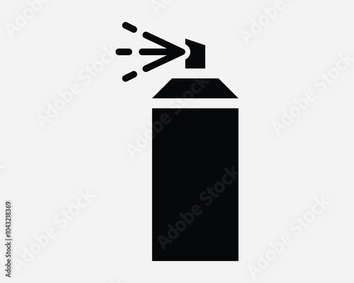 Spraycan Spray Can Graffiti Hairspray Hair Aerosol Deodorant Insecticide Buy Bugspray Paint Paint Container Vector Sign Icon Shape Outline Black White