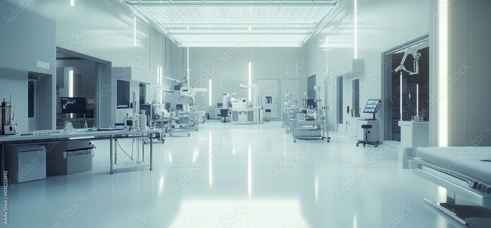 Obraz premium Sterile Lab Interior.