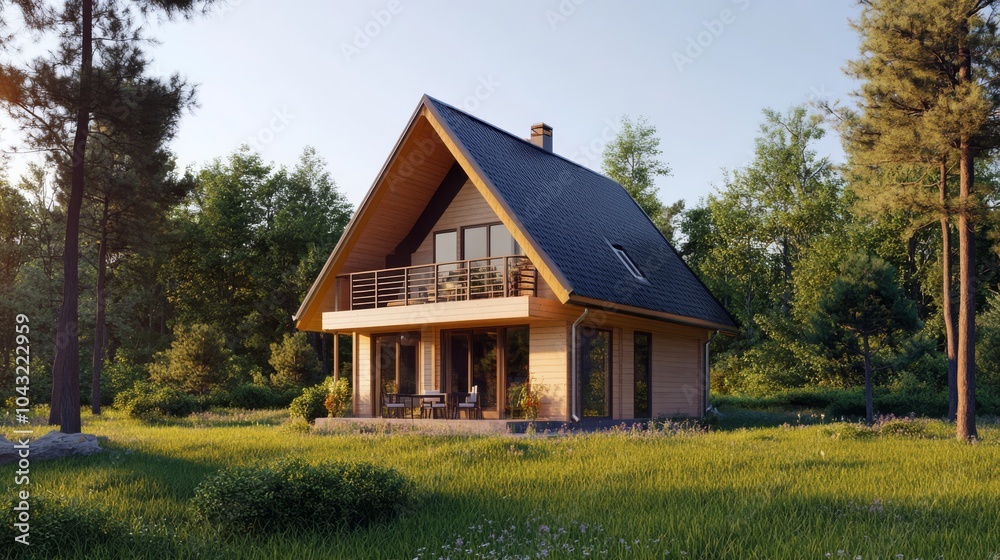 Eco-house from SIP panels --ar 16:9 --style raw --v 6.1 Job ID: e7db2121-91ea-4450-899f-ccc2be23a22b Eco-house from SIP panels --ar 16:9 --style raw --v 6.1 Job ID: e7db2121-91ea-4450-899f-ccc2be23a22b