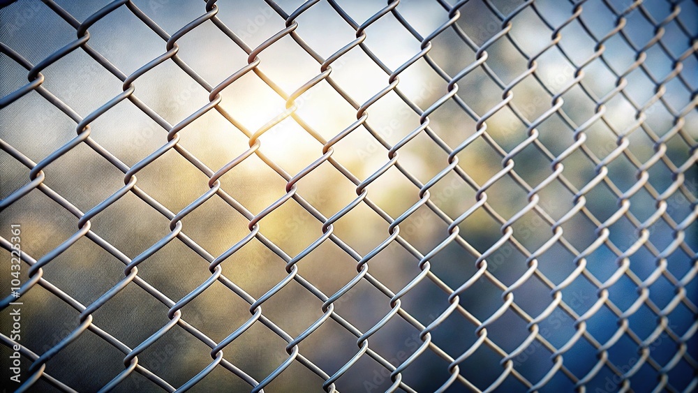 High angle steel chain link fence wire mesh texture and pattern High angle steel chain link fence wire mesh texture and pattern