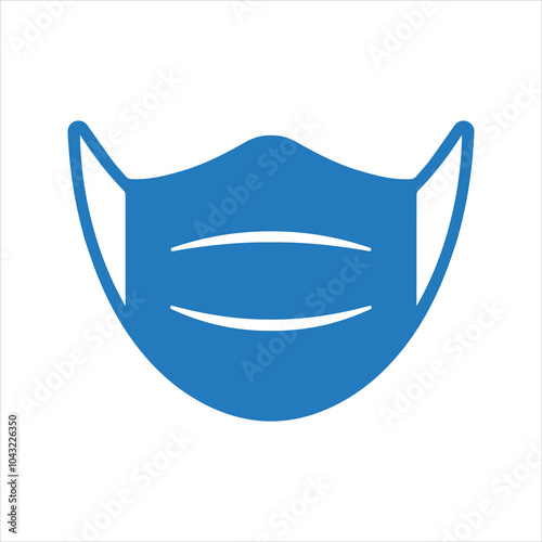 Face mask icon. Face covering icon