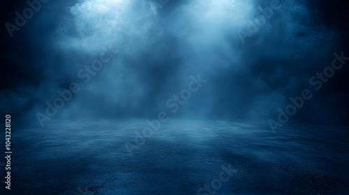 Blue Smoke Background Illustration