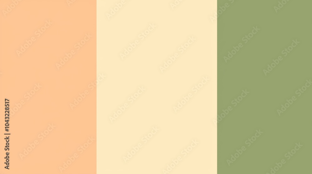 Obraz premium Three vibrant colors blend in a modern pattern, perfect for various design projects. Warm and inviting, this palette adds elegance to any creative endeavor. Trendy and stylish, it makes a statement