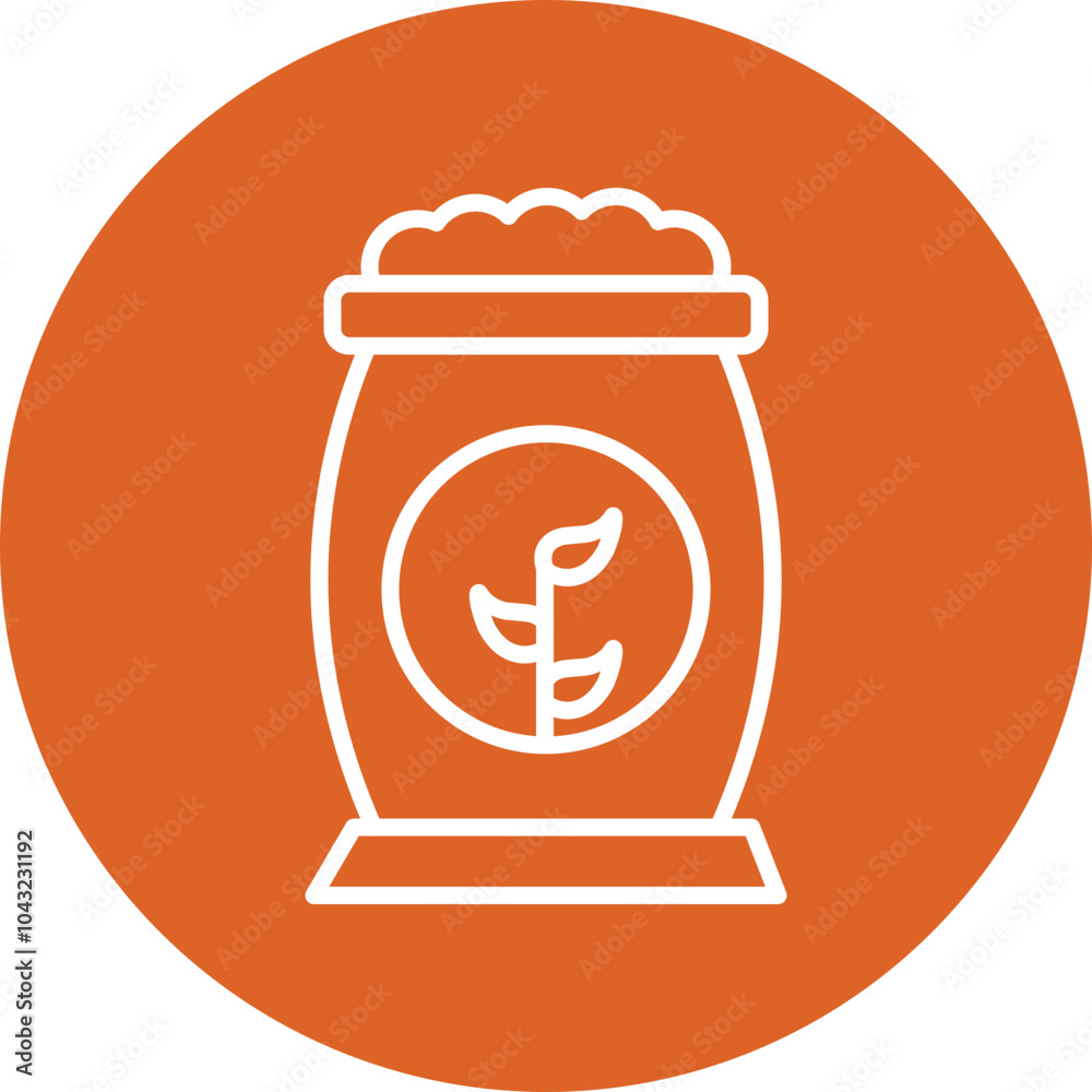 Compost Icon line circle icon Compost Icon line circle icon