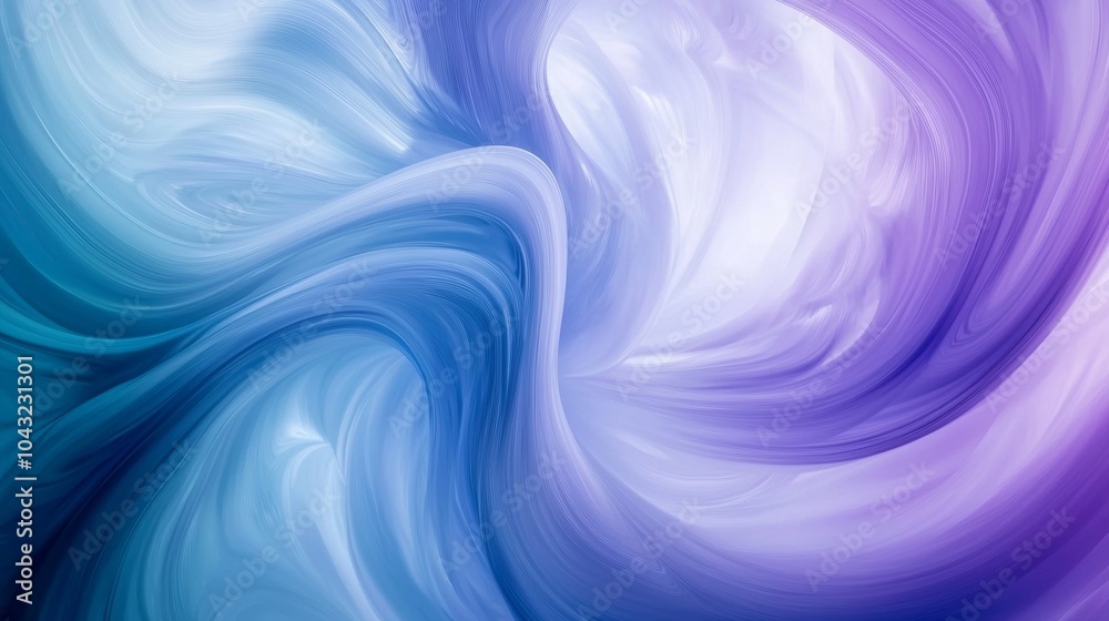 Abstract blue and purple texture with elegant waves of color mixing and swirling together, creating a mesmerizing and dynamic visual experience