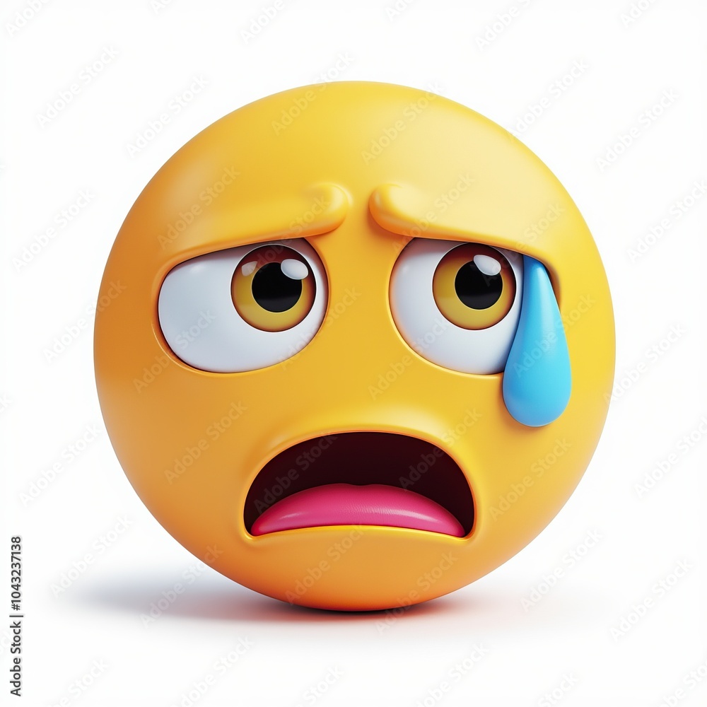Fototapeta premium 3d smiley face