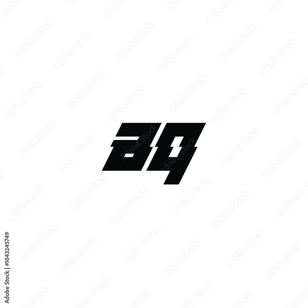 AQ monogram logo design letter text name symbol monochrome logotype alphabet character simple logo AQ monogram logo design letter text name symbol monochrome logotype alphabet character simple logo