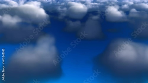 blue sky with clouds