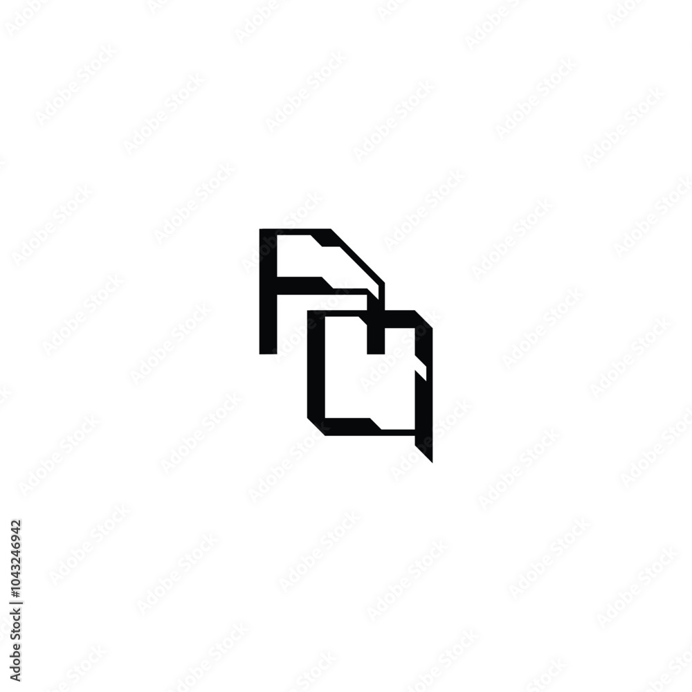 AQ monogram logo design letter text name symbol monochrome logotype alphabet character simple logo AQ monogram logo design letter text name symbol monochrome logotype alphabet character simple logo
