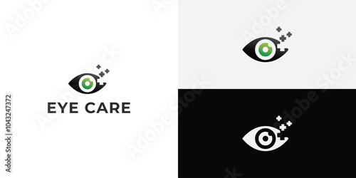 Eye Care, eye clinic Logo Design Template.