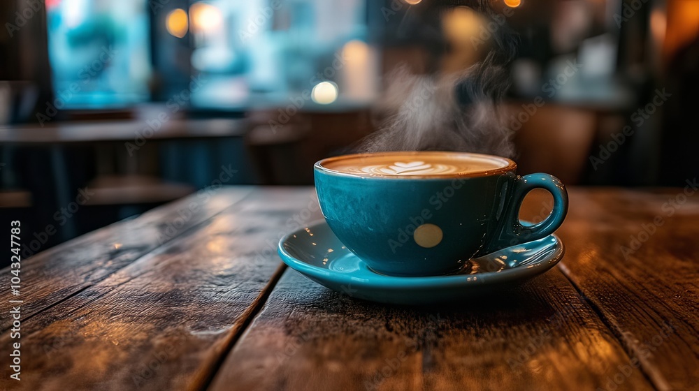 A close-up of a steaming cup of coffee on a wooden table, with a cozy atmosphere perfect for a morning routine. A close-up of a steaming cup of coffee on a wooden table, with a cozy atmosphere perfect for a morning routine.