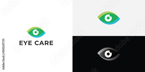 Eye Care, eye clinic Logo Design Template.