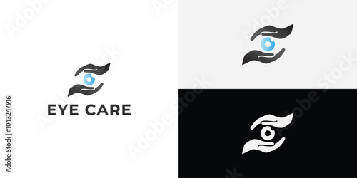 Eye Care, eye clinic Logo Design Template.